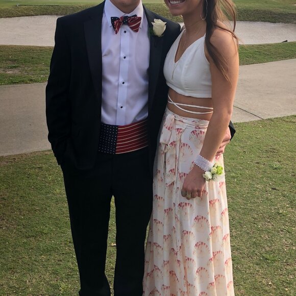 Seashell Maxi Wrap Skirt (Alexis Wren Hydra Wrap Skirt) - Picture 3 of 8